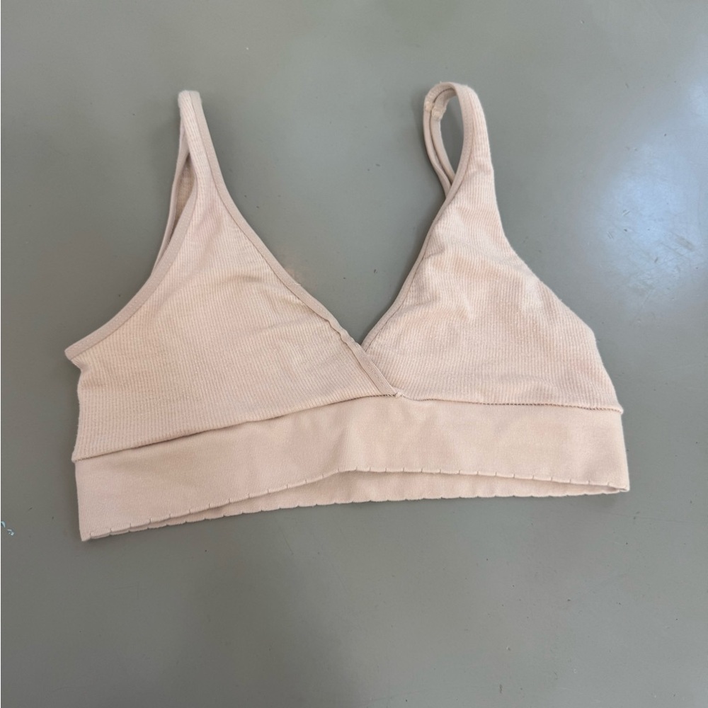Anthropologie Seamless Tan Bralette